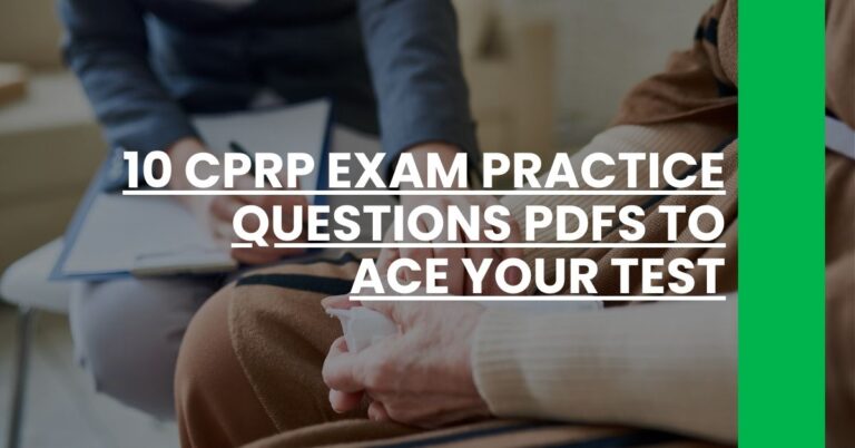 10 CPRP Exam Practice Questions PDFs to Ace Your Test